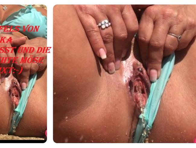 Willst du mir beim PISSEN und Orgasmus am Strand zu glotzen !!