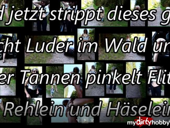 Kaum zu glauben-Hättet ihr gedacht das man an Weihnachten noch so geil in Waldweg #pinkeln# kann ?